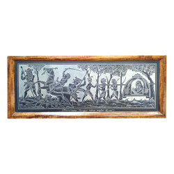 Designer Slate Wall Frame - A War Scene (Adaptation - 'Birpurush' poem by Rabindranath Tagore) Designer Slate Wall Frame - A War Scene (Adaptation - 'Birpurush' poem by Rabindranath Tagore)