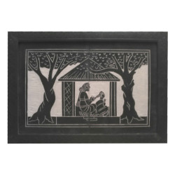 Designer Slate Wall Frame - Two Women Designer Slate Wall Frame - Two Women