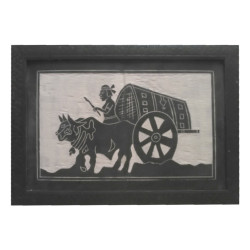 Designer Slate Wall Frame - Kumor Parar Garur Gari (Adaptation - 'Haat' poem by Rabindranath Tagore) Designer Slate Wall Frame - Kumor Parar Garur Gari (Adaptation - 'Haat' poem by Rabindranath Tagore)