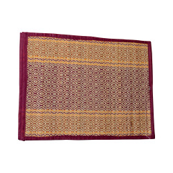 Madur Grass Dining Table Mats (set of 6 - 12x15 - Maroon)