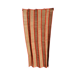 Madur Grass Door Curtain (Maroon) - 6 ft x 4 ft