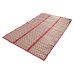 Madur Grass Triple Folded Mat / Chatai - (6.5x4.5 ft - Maroon)