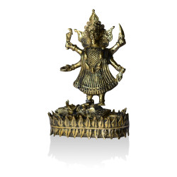 Brass Metal Craft (Dokra) Maa Kali - 7 Inches