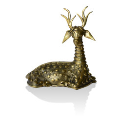 Brass Metal Craft (Dokra) Sitting Deer Brass Metal Craft (Dokra) Sitting Deer