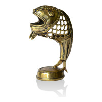 Brass Metal Craft (Dokra) Fish in Net