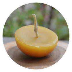 100% Pure Beeswax Floating Candle (Small)