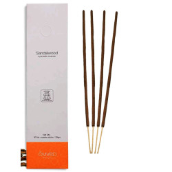 Omved Sandalwood Incense Sticks (Organic & Natural) - 30 Sticks Omved Sandalwood Incense Sticks (Organic & Natural) - 30 Sticks