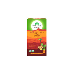 Organic India Tulsi Ginger Tea - 25 Tea Bags