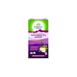 Organic India Tulsi Green Tea Jasmine Tea - 25 Tea Bags