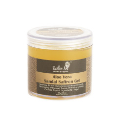 Rustic Art Aloe Vera Sandal Saffron Gel - 100 GMS